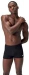 Badehose SPEEDO, Herren, Gr. 4 (S), N-Gr, schwarz, Microfaser, Microfaser, unifarben,