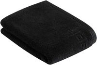 Duschtuch ESPRIT "Modern Solid", schwarz, B:67cm L:140cm, Webfrottier,...