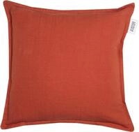 Dekokissen "Lino", rot (rot, unifarben), B:38cm L:38cm, Baumwolle, Leinen, SCH&Ouml;NER