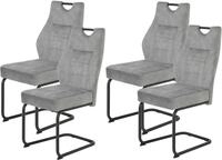 HELA "Linda S Schwingstuhl" (Set) 4 Stk.mit Taschenfederkern Sitz, mit 140KG
