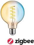 PAULMANN LED-Leuchtmittel "Smart Filament G95 600lm 2200K-5500K gold 230V",