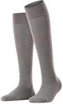 Kniestr&uuml;mpfe FALKE "Sensitive Berlin", Kinder, Gr. 35-38, grau (light grau meliert