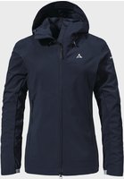 Outdoorjacke SCH&Ouml;FFEL "Softshell Jkt Mangart L", Damen, Gr. 38, blau (8820,...