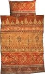 Bettw&auml;sche CASATEX "Indi", orange (terra), B/L: 155cm x 220cm, 1 Stk., 1 Stk.,