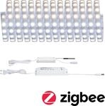 PAULMANN LED-Streifen "MaxLED 500 Basisset Smart Home Zigbee", silber (silberfarben),