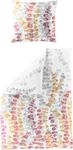 Bettw&auml;sche BIERBAUM "3975", rot, B/L: 155cm x 220cm, 1 Stk., 1 Stk., Mako-Satin,