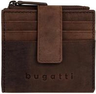 Geldb&ouml;rse BUGATTI "LUCA", Damen, braun, Leder, Kleinlederwaren Geldb&ouml;rse, echt