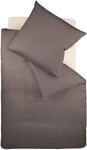 Bettw&auml;sche FLEURESSE "Colours in 135x200, 155x220 oder 200x200 cm", braun
