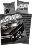 Jugendbettw&auml;sche "Fast & Furious", schwarz (schwarz, grau), B/L: 135cm x 200cm, 1