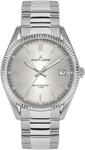 Quarzuhr JACQUES LEMANS "Derby", silber (silberfarben, silberfarben), Armbanduhren,