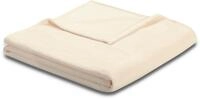 Wohndecke BIEDERLACK "King Fleece", beige (creme), B:150cm L:200cm, Polyester,