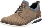 Slip-On Sneaker RIEKER, Herren, Gr. 40, beige (taupe, cognac, jeansblau),