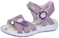 Sandale LICO "Sandale Cassandra V", M&auml;dchen, Gr. 25, lila, Leder, Schuhe Sandale
