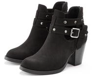 Cowboy Stiefelette LASCANA, Damen, Gr. 35, schwarz, Obermaterial: 100%