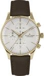 Chronograph JACQUES LEMANS "London", braun (dunkelbraun, wei&szlig;), Armbanduhren,