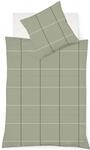Bettw&auml;sche FLEURESSE "Lech 4311", gr&uuml;n, B/L: 135cm x 200cm, 1 Stk., 1 Stk.,
