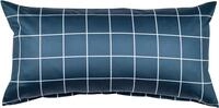 Kissenbezug JANINE "modernclassic 39025, Mako-Satin aus 100% Baumwolle", blau
