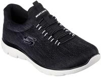 Slip-On Sneaker SKECHERS "SUMMITS-FUN FLARE", Damen, Gr. 35, schwarz-wei&szlig; (schwarz,