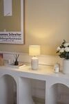 PAULEEN Tischleuchte "Charming Sparkle max.20W Cr&egrave;me Stoff/Keramik", beige, 1, &Oslash;
