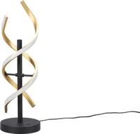 TRIO LEUCHTEN LED Tischleuchte "Sequence", braun (messing matt), 1, &Oslash; 16cm H: