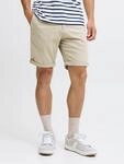 Chinoshorts JACK & JONES "BOWIE SHORTS", Herren, Gr. XS, N-Gr, beige (crockery), Web,