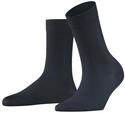 Socken FALKE "Cotton Touch", Damen, Gr. 35-38, grau (graphite (3146)), Obermaterial: