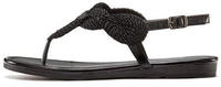 Zehentrenner LASCANA "Sommerschuh, offener Schuh", Damen, Gr. 42, schwarz,