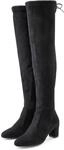 Overkneestiefel LASCANA "Slouchy Boots, Langschaft Stiefel, Schlupf-Boot", Damen, Gr.
