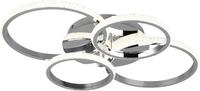 REALITY LEUCHTEN LED Deckenleuchte "CIRES, LED Deckenlampe mit 4 schwenkbaren