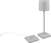 LED Au&szlig;en-Tischleuchte REALITY LEUCHTEN "Fernandez", grau, B:12,5cm H:38cm,