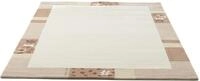 Wollteppich THEKO "Royal Ganges" Gr. 7, beige, B:240cm H:13mm L:300cm, Viskose,