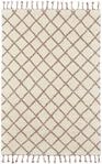 Wollteppich THEKO "MARMOUCHA 05", braun (braun, wei&szlig;), B:140cm H:24mm L:200cm,