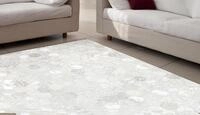 Teppich KAYOOM "Spark 210", grau (grau, silber), B:120cm H:8mm L:170cm, Rindsleder,