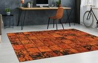 Teppich ARTE ESPINA "Voila 100", orange, B:200cm H:5mm L:290cm, Rindsleder, Teppiche,