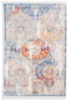 Teppich "Mystik 192" Gr. 3, silber (silberfarben), B:133cm H:7mm L:185cm, Kunstfaser,