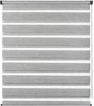 Doppelrollo GARDINIA "de luxe", grau (grau, melange), B:140cm H:180cm, Polyester,