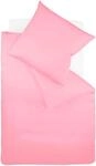 Bettw&auml;sche FLEURESSE "Colours in 135x200, 155x220 oder 200x200 cm", pink, B/L: 155cm