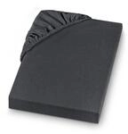 Spannbettlaken SETEX "Feinbiber in Gr. 70x140, 90x200, 140x200 oder 180x200 cm", grau