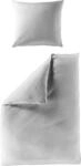 Bettw&auml;sche BIERBAUM "Elegant uni", silber, B/L: 135cm x 200cm, 1 Stk., 1 Stk.,