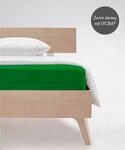 Spannbettlaken FLEURESSE "Comfort", gr&uuml;n (grasgr&uuml;n), B:180cm, Jersey-Elasthan,