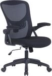 Drehstuhl BYLIVING "Flex", schwarz (schwarz, schwarz, schwarz), B:62cm H:103cm
