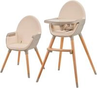 Hochstuhl KINDERKRAFT "FINI 2", Baby, Gr. B/H/T: 55cm x 96cm x 58,5cm, beige, St&uuml;hle