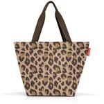 Shopper REISENTHEL "Einkaufstasche, shopper M", braun (leo macchiato), B:51cm