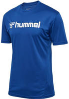Trainingsshirt HUMMEL "hmlLOGO JERSEY S/S", Gr. XXL (56), blau (true blau),