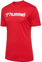 Trainingsshirt HUMMEL "hmlLOGO JERSEY S/S", Gr. XXL (56), rot (true rot),