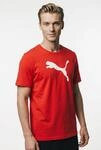 Fu&szlig;balltrikot PUMA "TEAMRISE LOGO JERSEY COTTON", Herren, Gr. L, rot (puma rot, puma