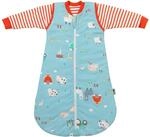 Babyschlafsack SCHLUMMERSACK "Schlafsack ohne F&uuml;&szlig;en 2.5 Tog" Gr. 56, blau