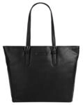 Shopper BUGATTI "BELLA", Damen, Gr. B/H/T: 45cm x 32cm x 11cm onesize, schwarz,