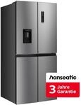 HANSEATIC Multi Door "HCDC18080CWD", Energieeffizienz: C, silber (edelstahl),