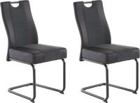 Esszimmerstuhl HELA "Erika S", schwarz (schwarz, anhtrazit, schwarz, schwarz,